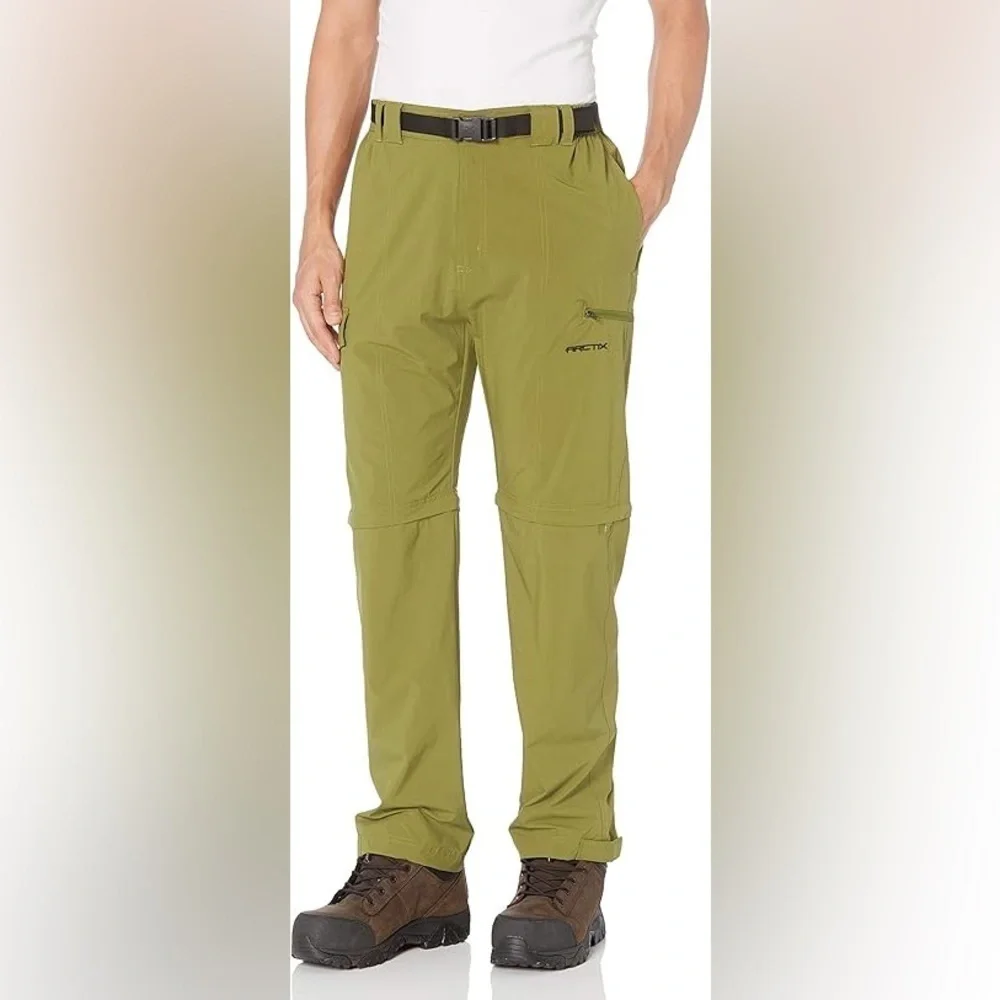 Arctix Men’s Cliff Convertible Pants in Olive Green Size XXL